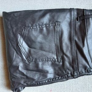 Black leather pants look size XL women’s